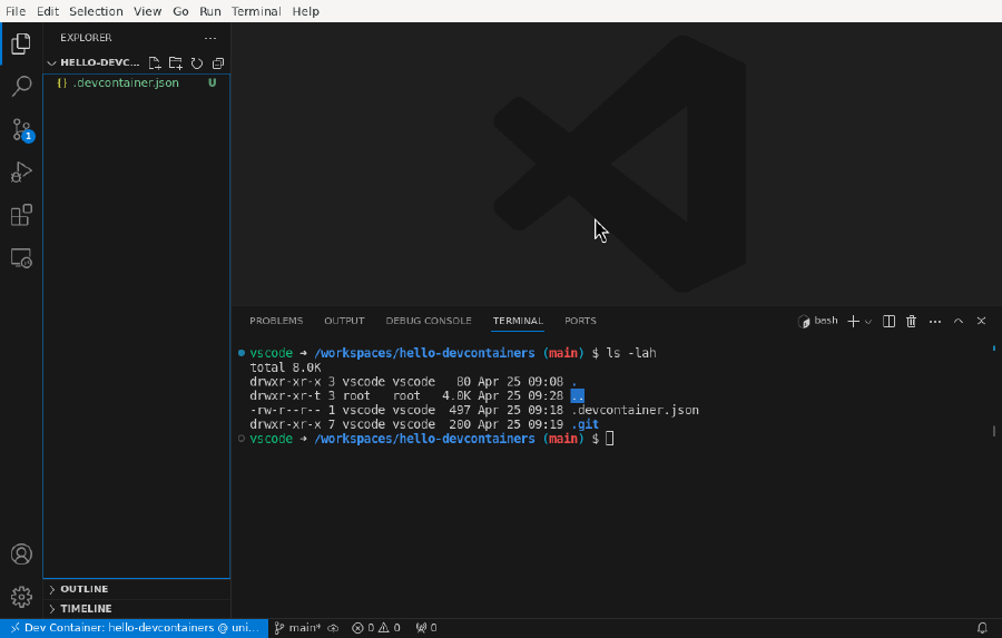 Workspace in Visual Studio Code